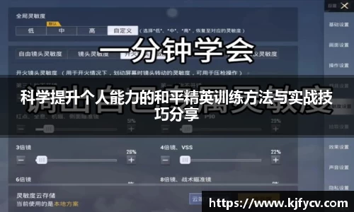 科学提升个人能力的和平精英训练方法与实战技巧分享